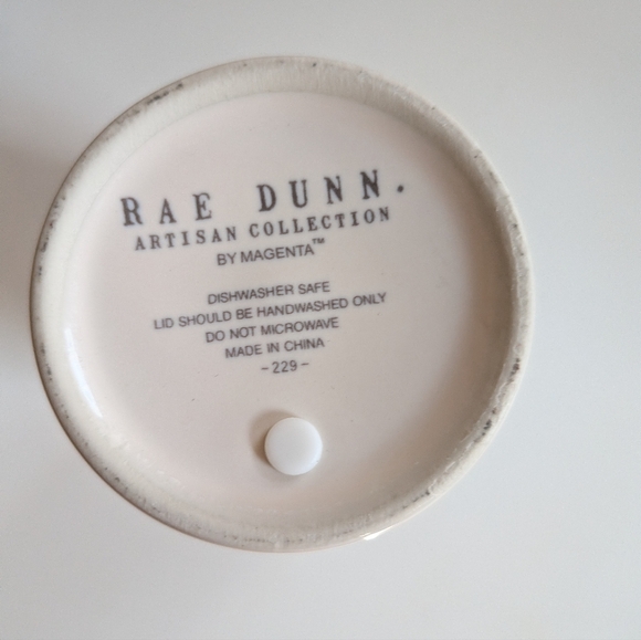 Rae Dunn "Dog Mom" Tall White Ceramic Mug - Picture 2 of 3